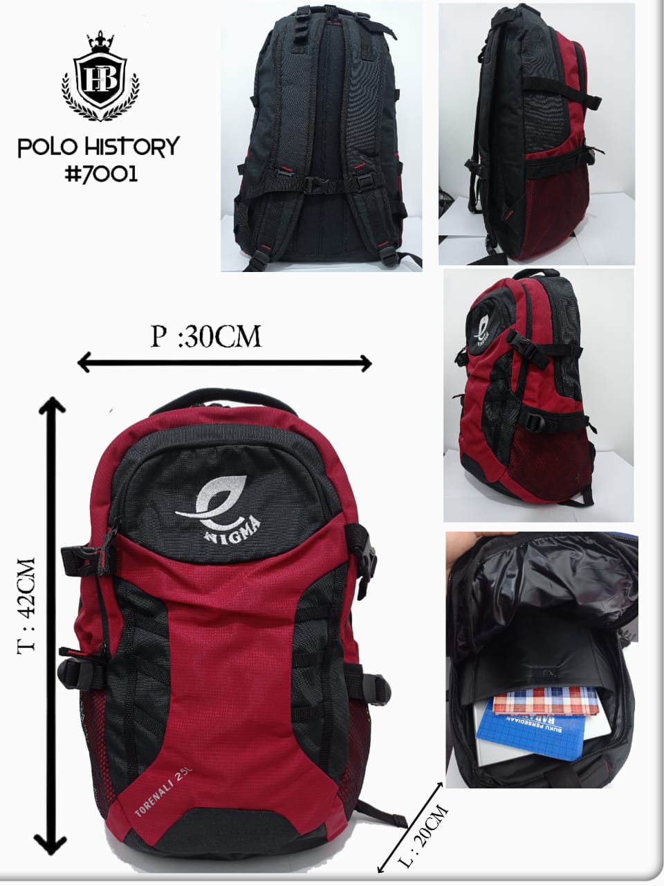 RANSEL GUNUNG TORENALI 7001