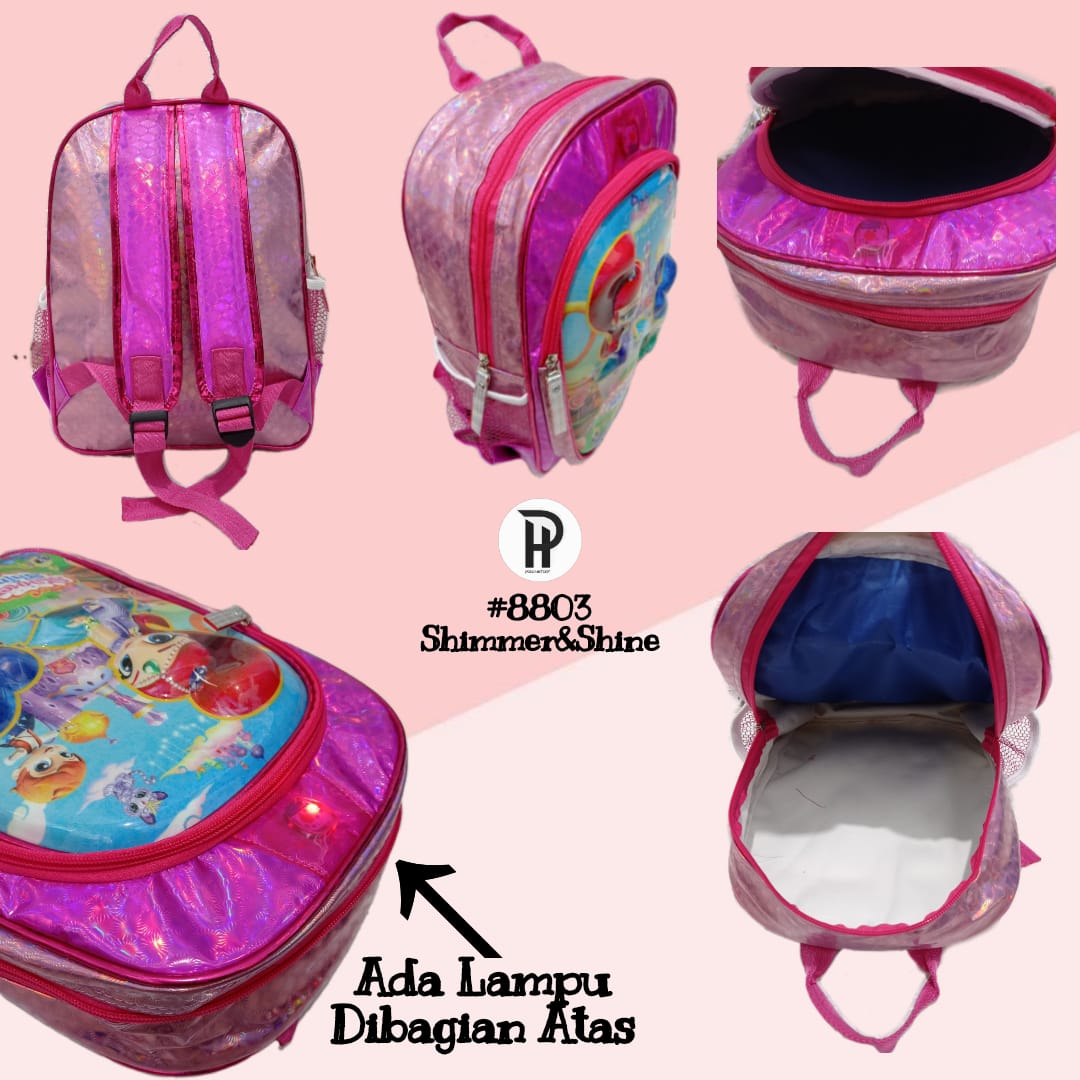 RANSEL ANAK LAMPU 8803 SHIMMER&SHINE